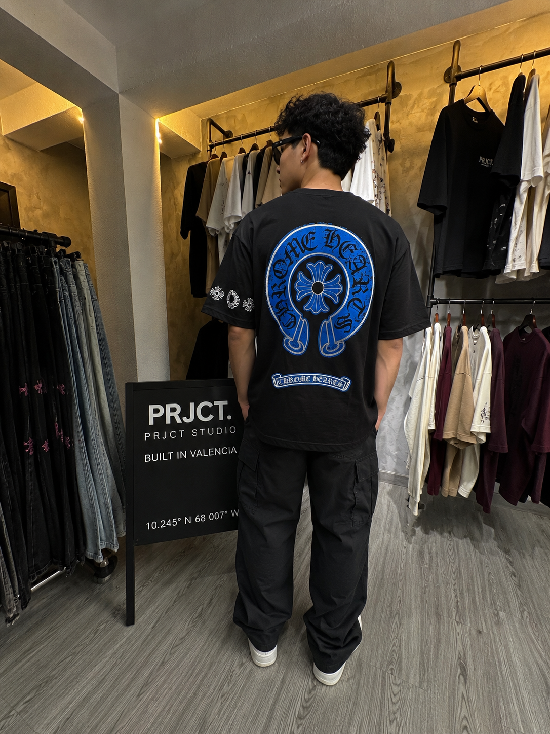 CHROME HEARTS BLUE CROSS