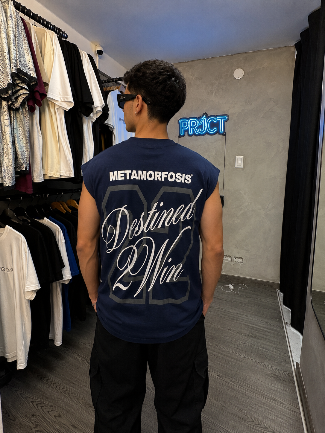 MTS MUCLE TEE NAVY