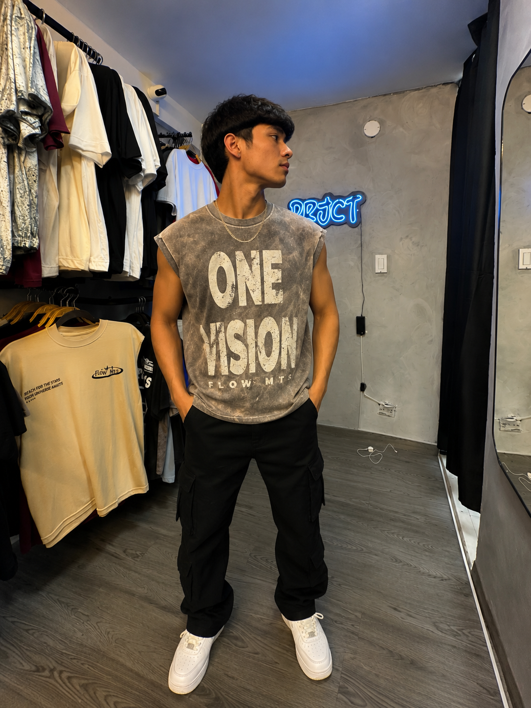 MTS MUSLCE TEE GREY